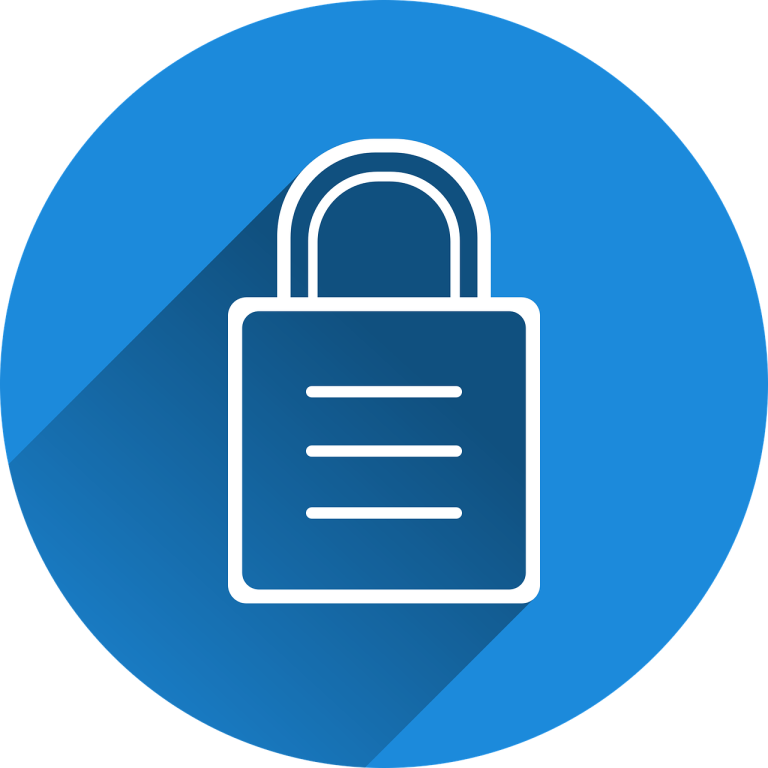 Free castle security locked vector